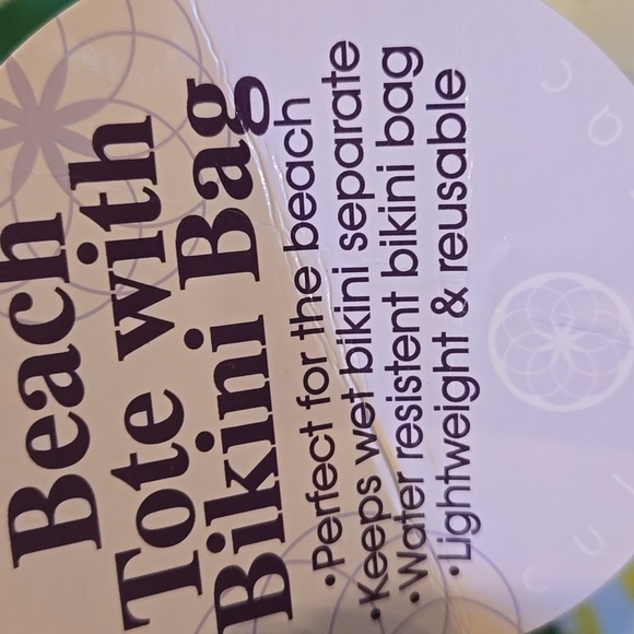 New Tri-Coastal Designs Lemon Print Oversized Lemon Tote Bag - Picture 4 of 9